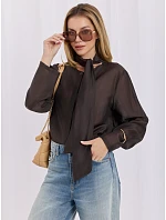 Košile IT KS 28878.59 tmavě hnědá