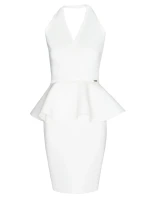 Baskické šaty M368 ecru - Figl Baskické šaty M368 ecru - Figl