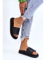 Dámské pantofle Big Star - černé Dámské pantofle Big Star - černé