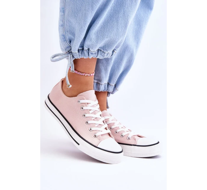 Klasické nízké dámské tenisky Světle růžová Vegas Klasické nízké dámské tenisky Světle růžová Vegas