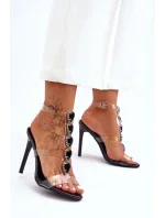 Vysoké Sandály Špice D&A Černé Vysoké Sandály Špice D&A Černé