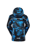 Dětská lyžařská bunda s membránou ptx ALPINE PRO EDERO electric blue lemonade varianta pa