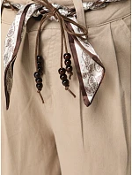 Spodnie damskie z wysokim stanem z  model 22067221 - FashionStreet