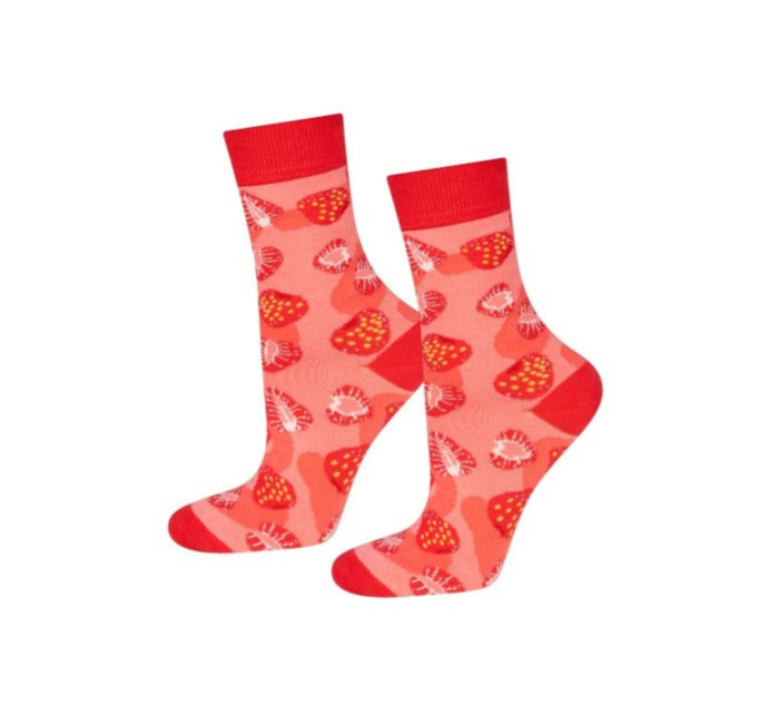 Dámské ponožky SOXO ve sklenici - Jahodový džem