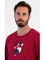 Pánské pyžamo dlouhé Bowling