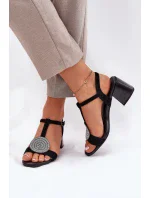 Sandály na podpatku model 211368 Step in style Sandály na podpatku model 211368 Step in style