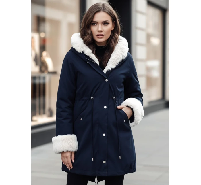 Dámská zimní bunda navy blue Dstreet model 21982597 - FashionStreet