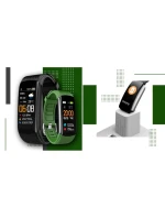 GIEWONT Smartwatch Black and Green 2 Stripes GW200-5 GIEWONT Smartwatch Black and Green 2 Stripes GW200-5