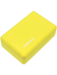 CVIČENÍ BLOK JÓGA PILATES FITNESS ŽLUTÁ ENERO FIT