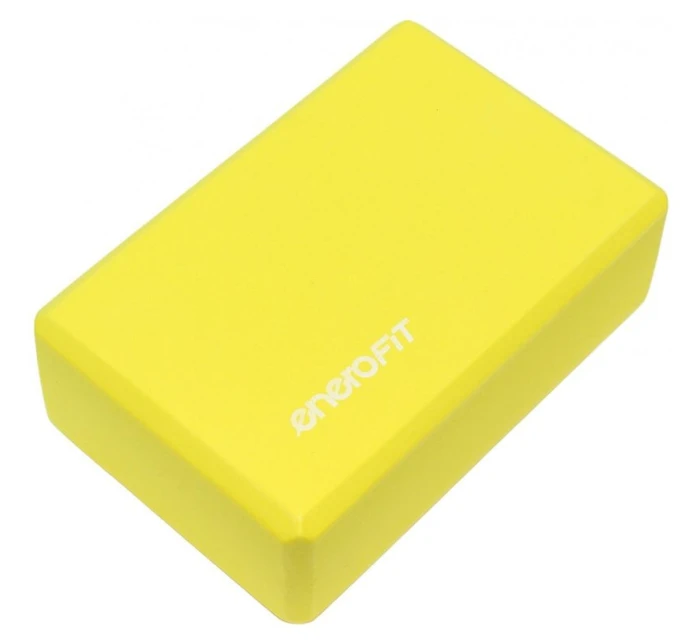 CVIČENÍ BLOK JÓGA PILATES FITNESS ŽLUTÁ ENERO FIT