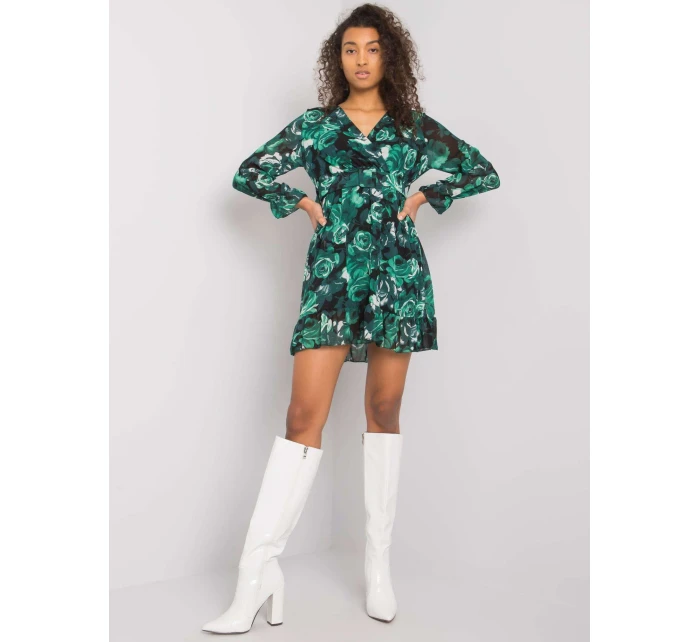 Šaty DHJ SK 12220 1.10P tmavě zelená