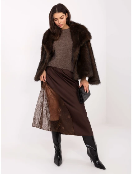 Spódnica MI SD model 21747076 brązowy - FPrice