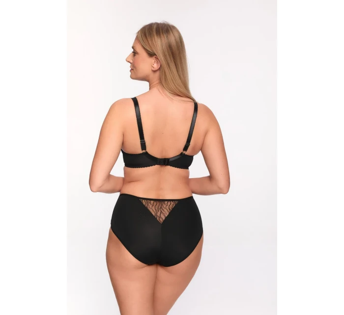 Polovyztužená dámská podprsenka SEMISOFT  Černá model 20861092 - Gaia