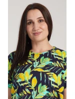 Dámská noční košile s krátkým rukávem model 19778257 - Vienetta Dámská noční košile s krátkým rukávem model 19778257 - Vienetta