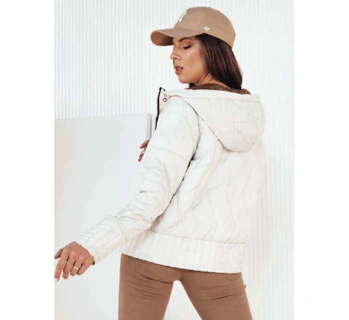 Dámská přechodová bunda FALES bílá FashionStreet TY4204 Dámská přechodová bunda FALES bílá FashionStreet TY4204