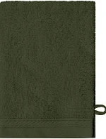 The One Towelling Organic Washcloth Žínka z bio bavlny 48.1080 olive green
