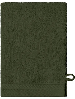 The One Towelling Organic Washcloth Žínka z bio bavlny 48.1080 olive green