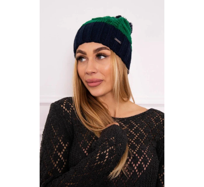 Paris fleecová čepice K212 zelená+zelená