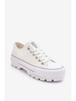 Látkové tenisky na platformě Big Star model 21610273 Bílá - Big Star Shoes