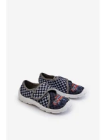 Pohodlné chlapecké pantofle na suchý zip Befado 974Y540 šedé