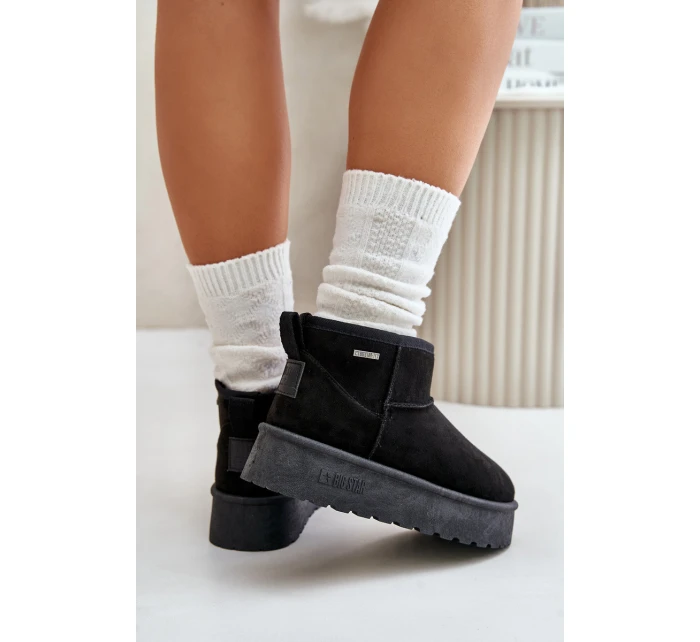 Nízké Sněhové Boty Na Platformě Big Star model 21675281 Černé - Big Star Shoes