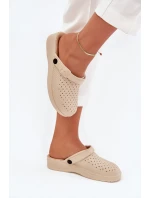 Pěnové Pantofle Dámské Béžové model 21703196 - EVENTO Pěnové Pantofle Dámské Béžové model 21703196 - EVENTO