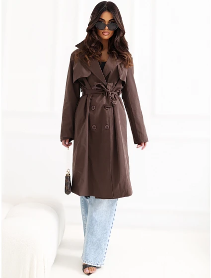 Kabát IT EN FL8808.01 hnědý