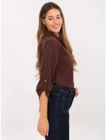 MI košile KS 4192.34 tmavě hnědá MI košile KS 4192.34 tmavě hnědá