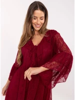 Sukienka MI SK model 21409561 bordowy - FPrice