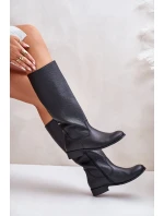 Dámské Kožené Polokozačky Na Zip Lewski 3616 Černé Dámské Kožené Polokozačky Na Zip Lewski 3616 Černé