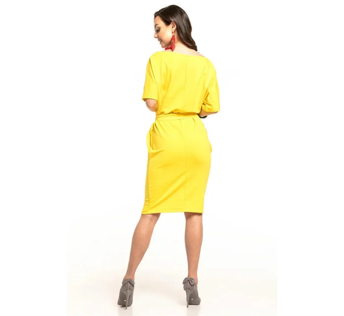 Dámské šaty model 19344950 Žlutá - Tessita