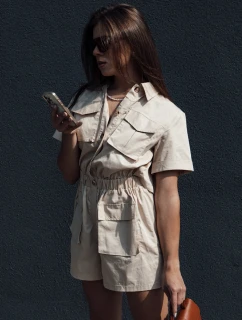 Béžový overal BROST FashionStreet EY2538