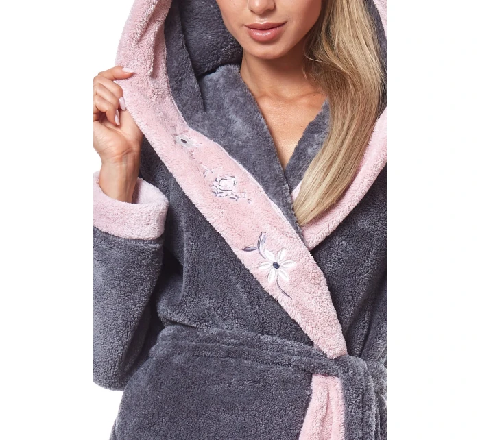 Dlouhý dámský župan  5XL model 21273702 - L&L