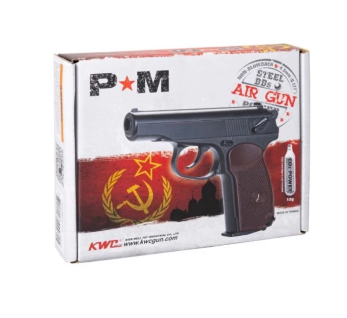 RANGER PM FM KWC pistole ráže 4,5 BBs 18 ran FULL METAL CO2 (AAKCMD441AZB)