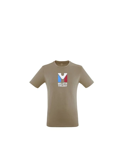 Pánské tričko MILLET Chamonix Tri Ts Ss M, béžové