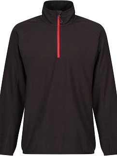 Regatta TRF 691 Fleecová mikina structure s 1/4 zipem "Navigate" 36.F691 black/classic red