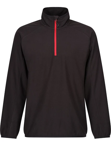 Regatta TRF 691 Fleecová mikina structure s 1/4 zipem "Navigate" 36.F691 black/classic red Regatta TRF 691 Fleecová mikina structure s 1/4 zipem "Navigate" 36.F691 black/classic red
