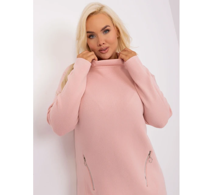 PM SW PM717 Svetr.20 světle růžová