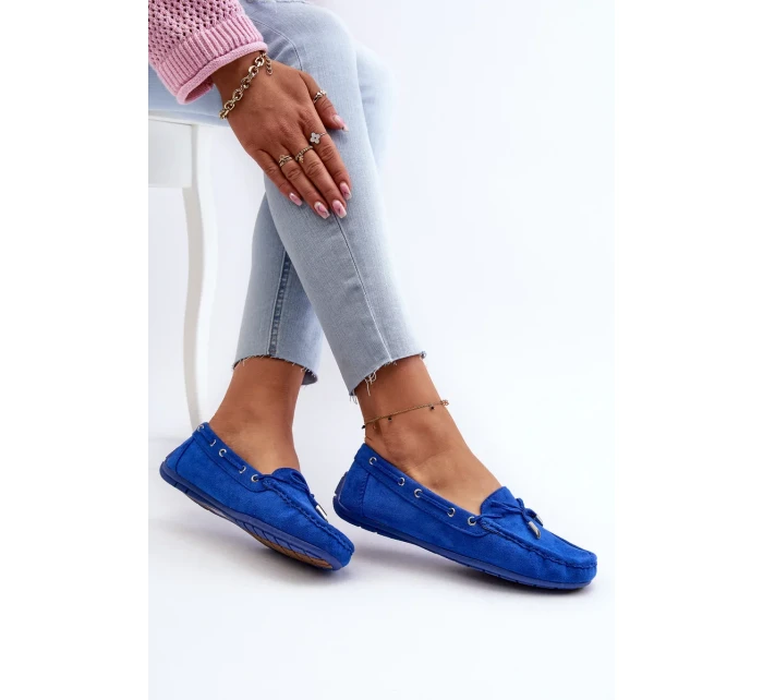 Dámské semišové mokasíny Blue Si Passione