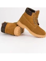 Dámské kožené traperky 37211C - Walkman shoes