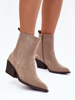 Boty na podpatku  model 222487 Step in style