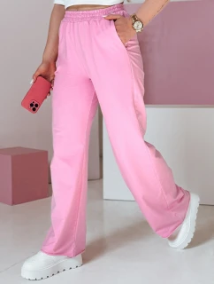 Dámské tepláky se širokými nohavicemi DRESLINA růžová FashionStreet UY2691