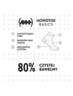 Monotox Basics Kotníkové ponožky Mix 3-Pack MX20007