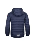Trollkids Kids Eikefjord Jacket navy/bright green (463-100) ultralehká dětská přechodná bunda pro chlapce/dívky