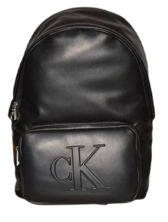 Kožený batoh na notebook Calvin Klein černý - model 21931330