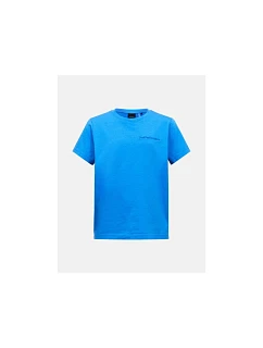 Dětské tričko PEAK PERFORMANCE Jr Original Small Logo Tee, modrá barva