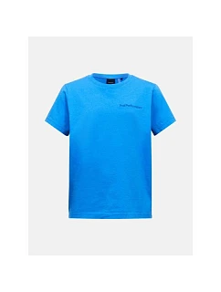 Dětské tričko PEAK PERFORMANCE Jr Original Small Logo Tee, modrá barva