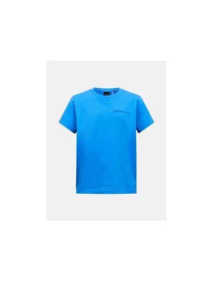 Dětské tričko PEAK PERFORMANCE Jr Original Small Logo Tee, modrá barva