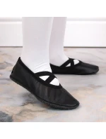 Dívčí kožené baleríny černé model 17296811 - Nazo Dívčí kožené baleríny černé model 17296811 - Nazo