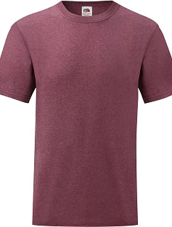 Fruit of the Loom Valueweight T Tričko 16.1036 heather burgundy